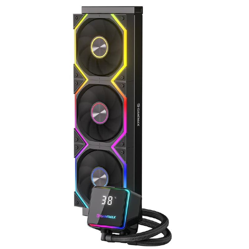 Water Cooler Gamemax Digital Iceburg 360 N2WLS Bk 360mm