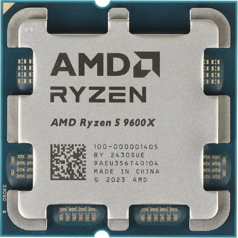 Processador AMD Ryzen 5 9600X, 3.9GHz (5.4GHz Turbo), 6-Cores 12-Threads, AM5 Novo (Sem Caixa ou Cooler)
