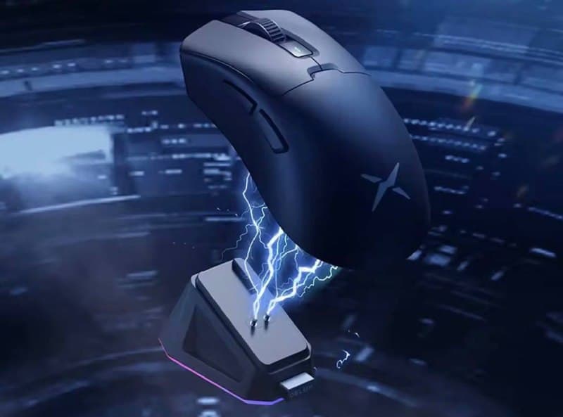 Mouse Gamer Delux M900 Pro, PAW3395 com base de carregamento