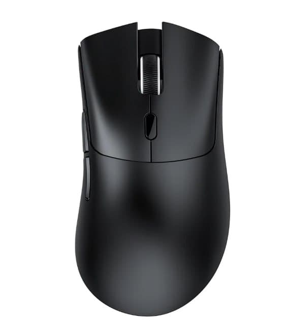 Mouse Gamer sem Fio Attack Shark R1 Ultraleve e design Ergonômico, Tri-Mode, 18.000 DPI, Sensor Óptico PAW3311, 6 Botões - Preto