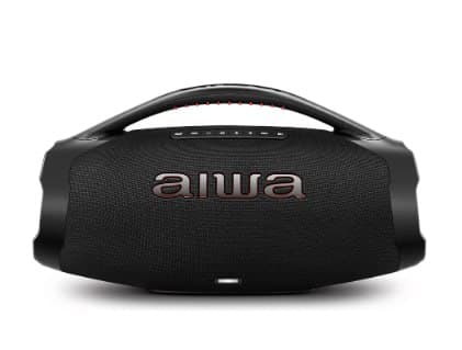 Caixa De Som Boombox Aiwa AWS-BBS-01-B 200w IP66 30hs De Bateria