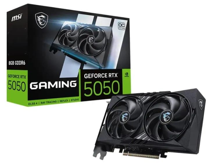 RTX 5050 8GB MSI GAMING DUAL OC