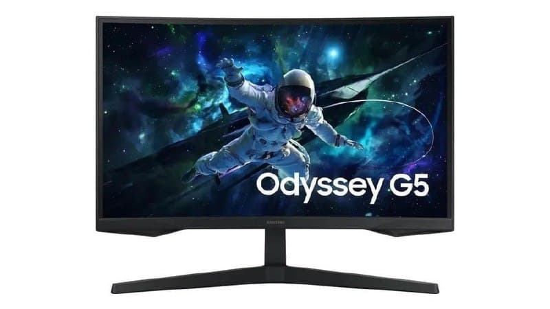 Monitor Gamer Samsung Odyssey G5, 27 , Qhd, 165hz Cor Preto