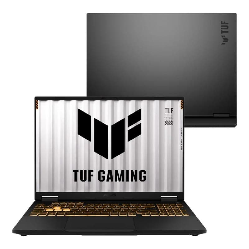 Notebook Asus Tuf Gaming F16 Fx608jhr Nvidia RTX 5050 Intel Core i7 14650hx 8GB Ram 512gb SSD Linux Keepos Tela 16" 165hz Nível Ips Cinza Rv019
