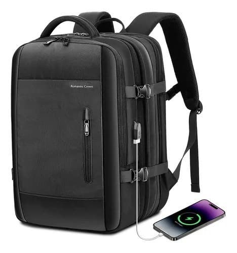 Mochila Viagem Executiva Grande Notebook Masculina Feminina (4 cores)